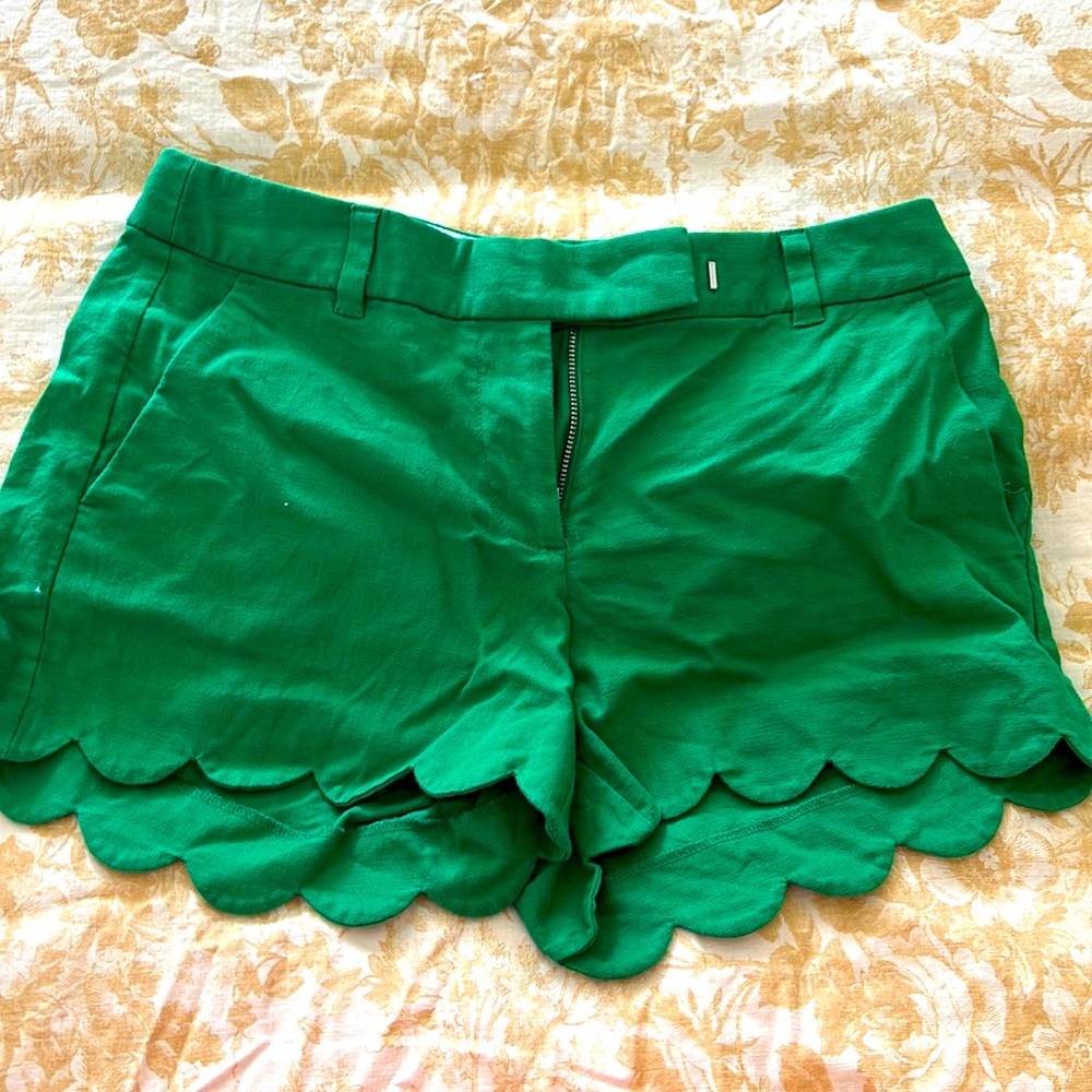 Jcrew shorts size 6 Green unused